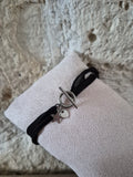 Bracelet cordon noir