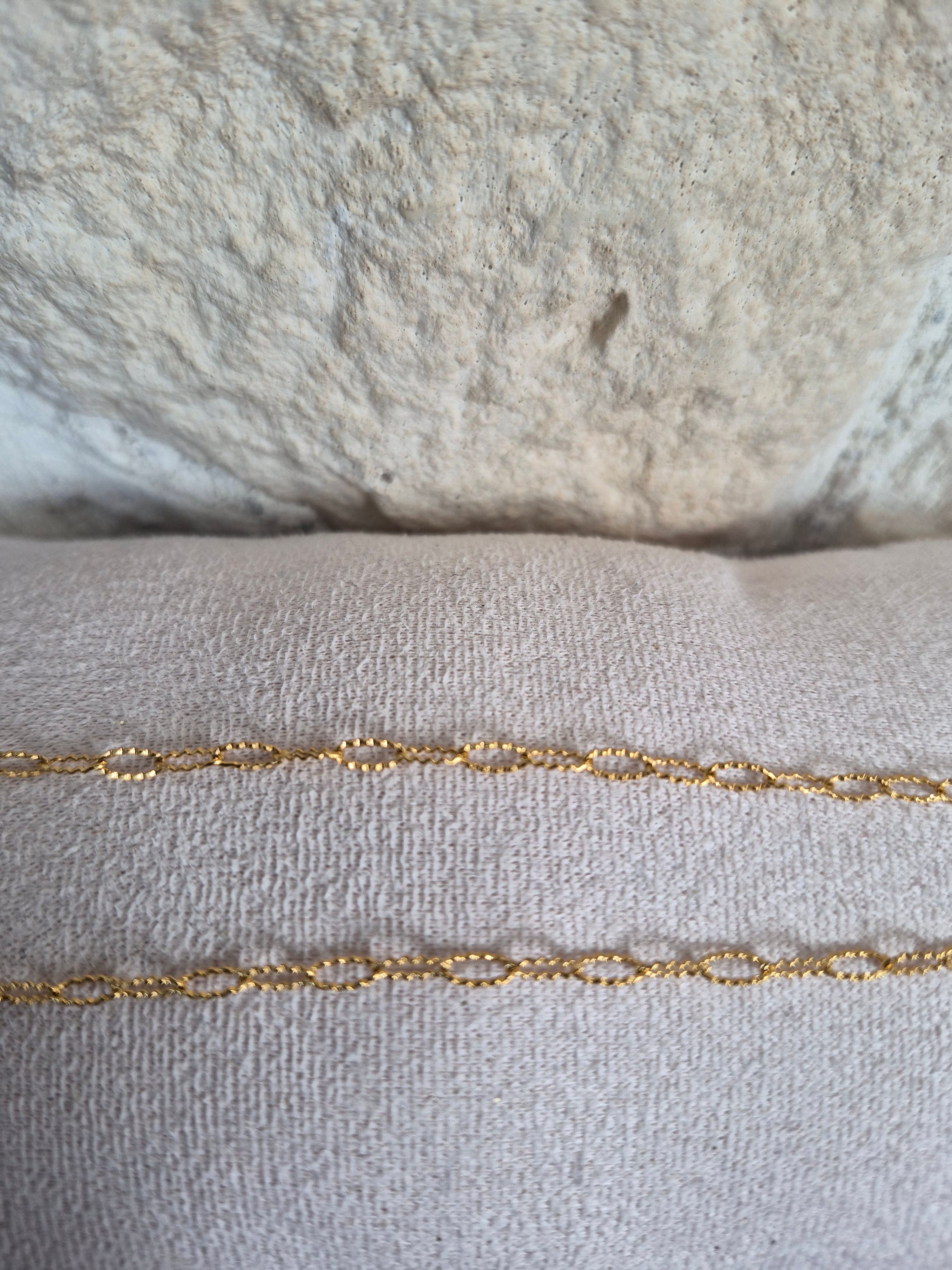 Chaine Tiss doré pour bracelet