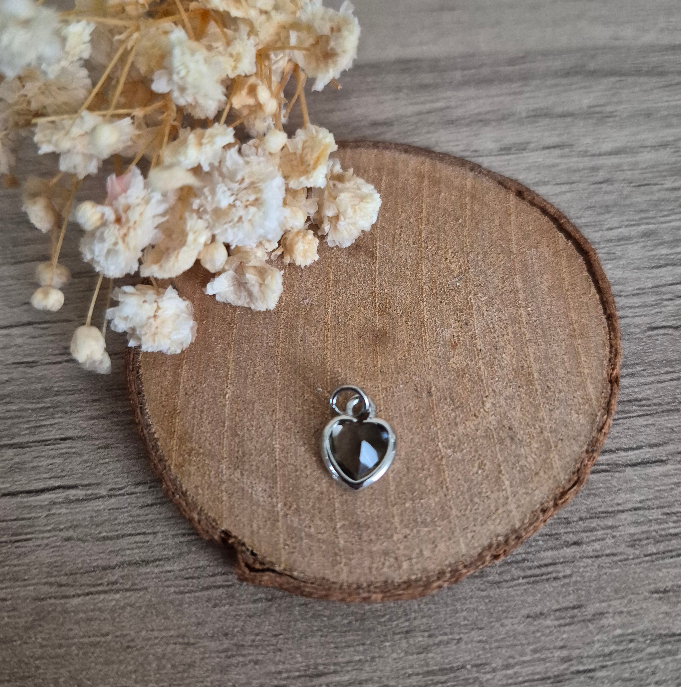 Breloque cœur précieux