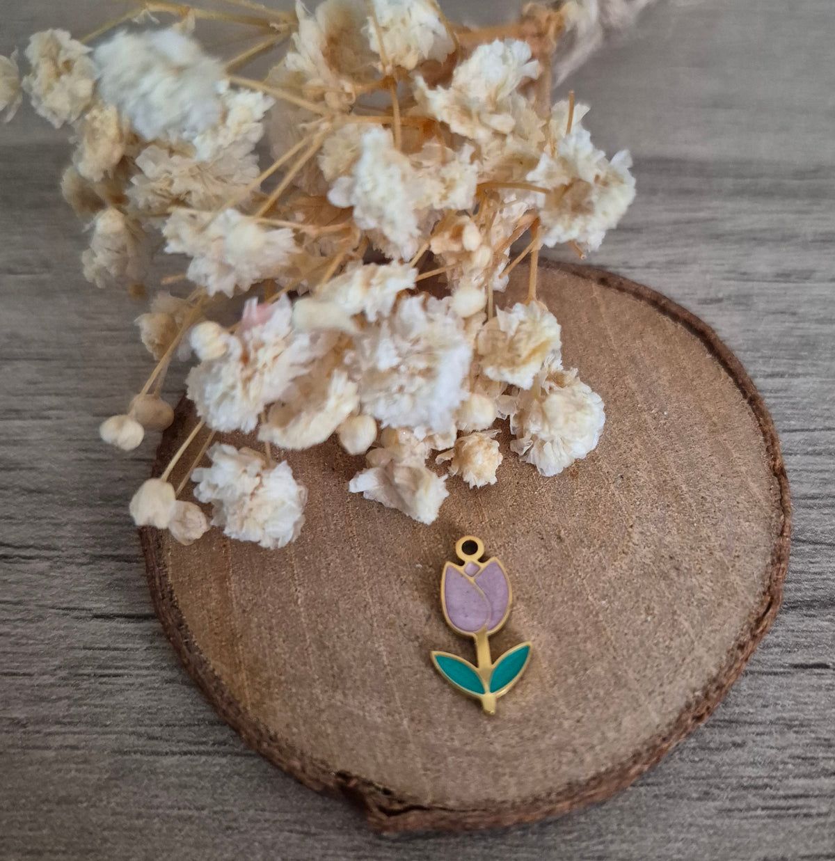 Breloque tulipe