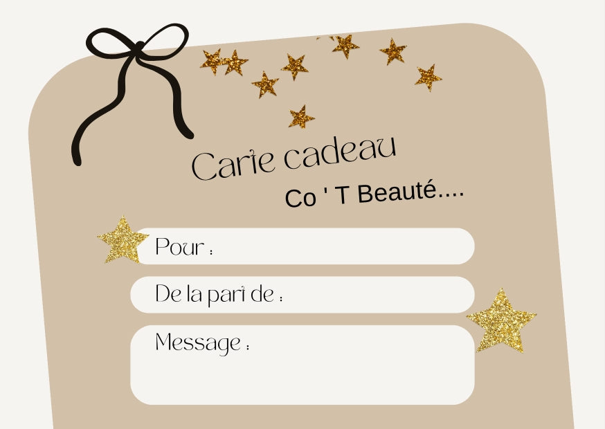 Carte cadeau